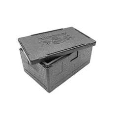 Термоконтейнер «Лайт» до 15 кг полипроп. 46л ,H=32,L=60,B=40см черный, изображение 4